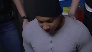 Hardcore interracial threesome with female cops and big black cocked stud Thumbnail