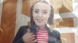 Horny and brunette Zoe Doll gets a helping hand and rides big cock Thumbnail