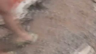 Pretty Brunette Fucked And Taking Facial In Public Thumbnail