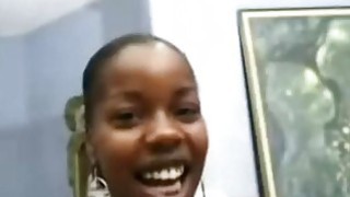 Pregnant Big Booty Ebony Bitch Rides A Stiff White Cock Thumbnail