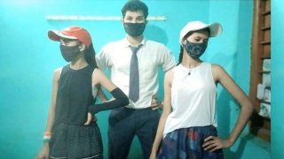 Desi boxing girls threesome with trainer bbc hardcore sex - indian student fucked by teacher hindi audio Thumbnail