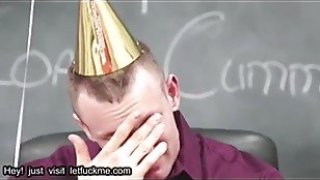 Creampie teen with braces fucked by coach on his birthday milf cumshot blowjob Thumbnail