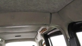 Pretty ebony babe fucks fake taxi driver after coffe break Thumbnail