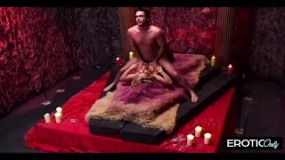 Hot german roommate drives him wild on the couch - big tits, hardcore cumshot Thumbnail