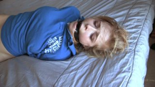 Spoiled robber ties slutty busty chick Penny Pax at home Thumbnail