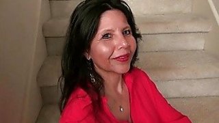 American milf april white teases her nyloned pussy Thumbnail