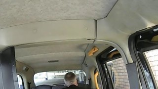 Massive tits babe twat licked and fucked by fake driver Thumbnail