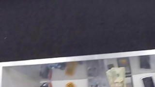 Ebony gym trainor screwed by pawn man at the pawnshop Thumbnail