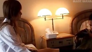 Asian teen enjoys getting her hairy pussy fingered Thumbnail