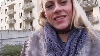 Juicy blonde milf Brittany gets fucked by the public agent Thumbnail