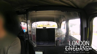 Busty nurse in uniform bangs in fake taxi Thumbnail