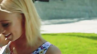 Sexy hottie Brooke fucked her Hunk handsome friend Thumbnail