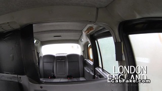 Busty British ebony interracial fucked in fake taxi Thumbnail