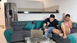 Stepsister seduces me alone and rides my cock - amateur colombian blowjob cowgirl sex Thumbnail