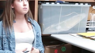 Teen thief Brooke Bliss bangs with the officer Thumbnail