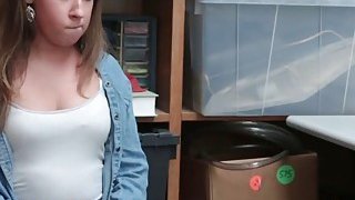 Cock hungry teen Brooke Bliss pounded hard from behind Thumbnail