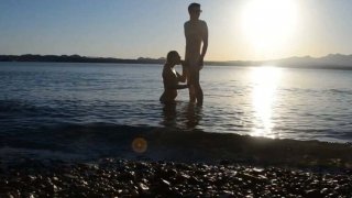 Hot wife mya lane fucked wide open on nude beach - risky public sex Thumbnail