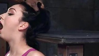 Handcuffed Teen Extreme Big Cocks Gagging! Thumbnail