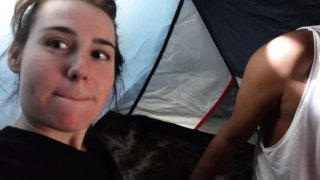 Tour guide fucks traveler girl in tent - funny outdoor sex with verashia Thumbnail