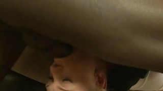Naughty slut Ivana Sugar double fucked by big blak cocks Thumbnail