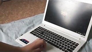 Teen caught brother for jerk off on her porn and give him a birthday blowjob cumshot milf mature Thumbnail