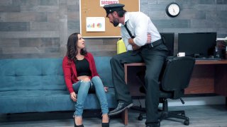 Cop Charles Dera insists on inspection of Ashley Adams Thumbnail