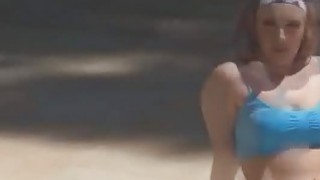 Yoga instructor with three hot babes Thumbnail