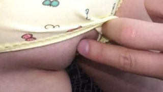 Step daddy fucks tight teen pussy under panties - muica creampie Thumbnail